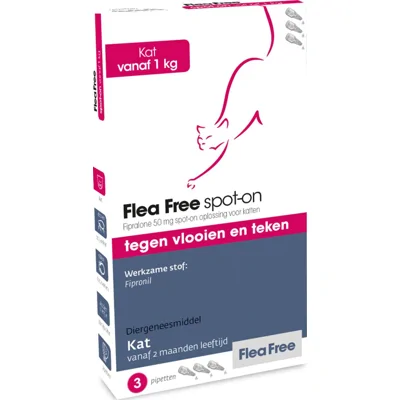 Flea Free Spot-On Kat 6 pipetten