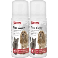 2x Beaphar Tick Away Anti Teken Spray 50 ml
