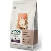 4x Vigor&Sage Kattenvoer Beauty Lily Root 2 kg