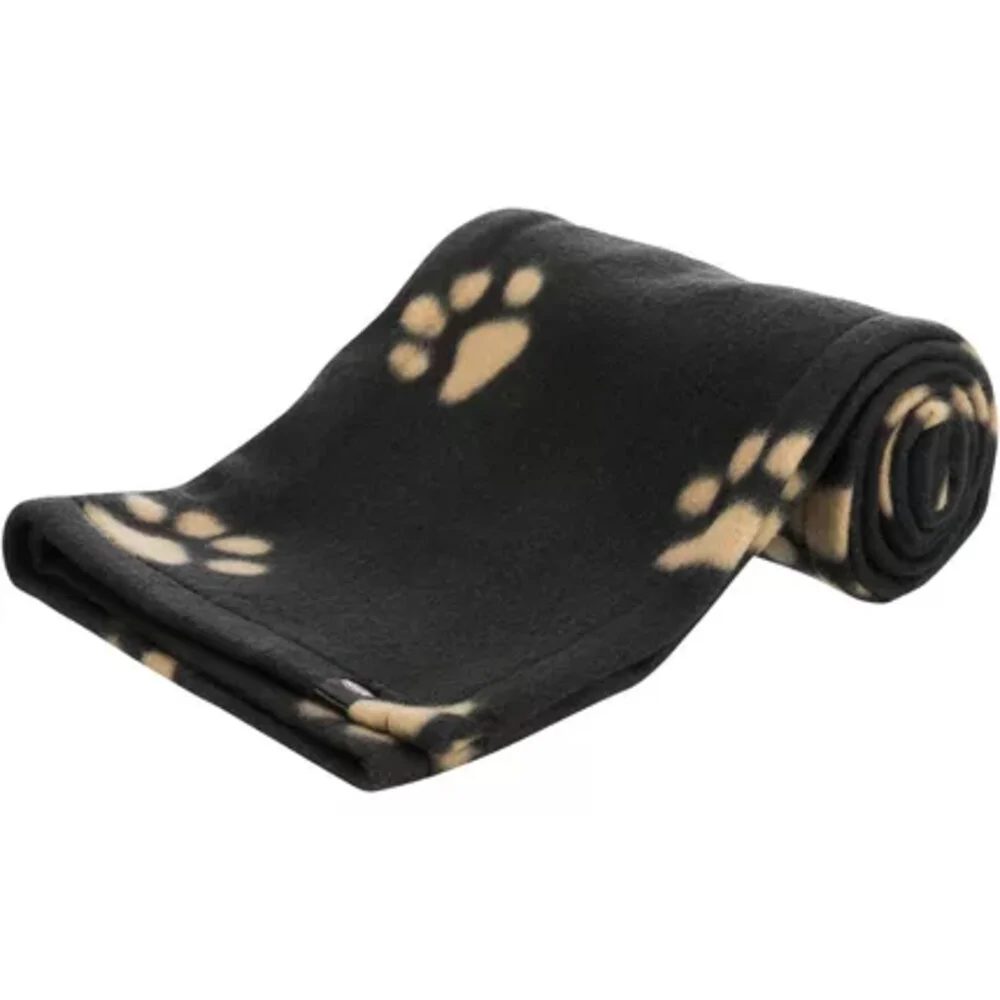 Trixie Beany Fleece Hondendeken Beige - Zwart 100 x 70 cm