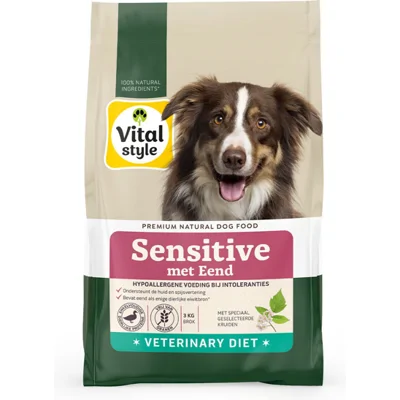 Vitalstyle Sensitive Hondenvoer Eend 3 kg