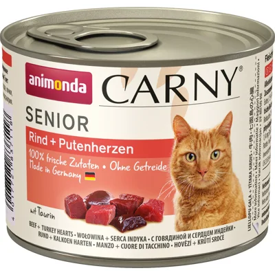 Animonda Carny Senior - Rund/Kalkoen - 6 x 200 g
