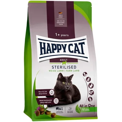 Happy Cat Sterilised Kattenvoer - Lam - 1,3 kg