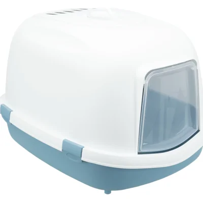 Trixie Kattenbak Primo XXL - Blauw/wit