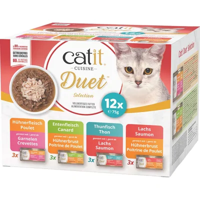 Catit Cuisine Duet Selection - 12 x 75 g