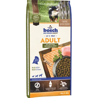 Bosch Adult Gevogelte & Gierst Hond 15 kg