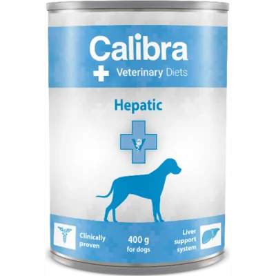 Calibra Veterinary Diets Hepatic hond natvoer 6x400gr