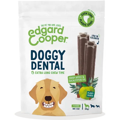 Edgard & Cooper Doggy Dental Appel & Eucalyptus Large 7 sticks