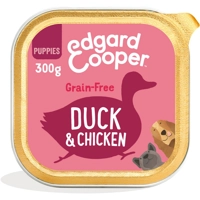 Edgard & Cooper Puppy Eend & Kip kuipje 18 x 300gr
