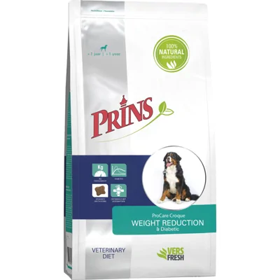 Prins ProCare Croque Veterinary Diet Weight Reduction & Diabetic hondenvoer 10 kg