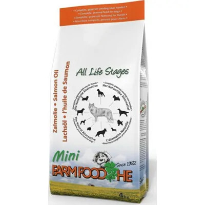 4x Farm Food HE Zalmolie Mini Schotse Zalm 4 kg