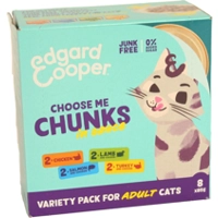 6x Edgard&Cooper Kattenvoer Adult Multipack 8 x 85 gr