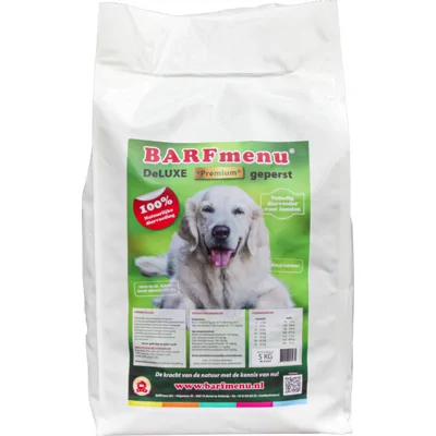 BARFmenu Hondenvoer Droog Deluxe Premium Geperst 5 kg