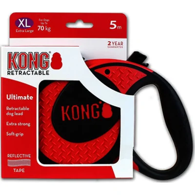 KONG Retractable Leash Ultimate - Rood
