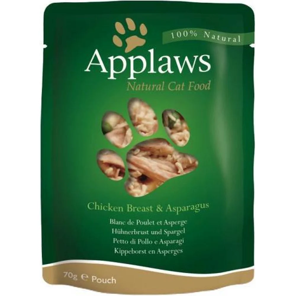 Applaws Cat - Chicken Breast & Asparagus in Broth - 12 x 70 g