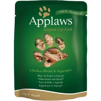 Applaws Cat - Chicken Breast & Asparagus in Broth - 12 x 70 g