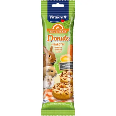 Vitakraft Donuts met Wortel - 3 x 28 g