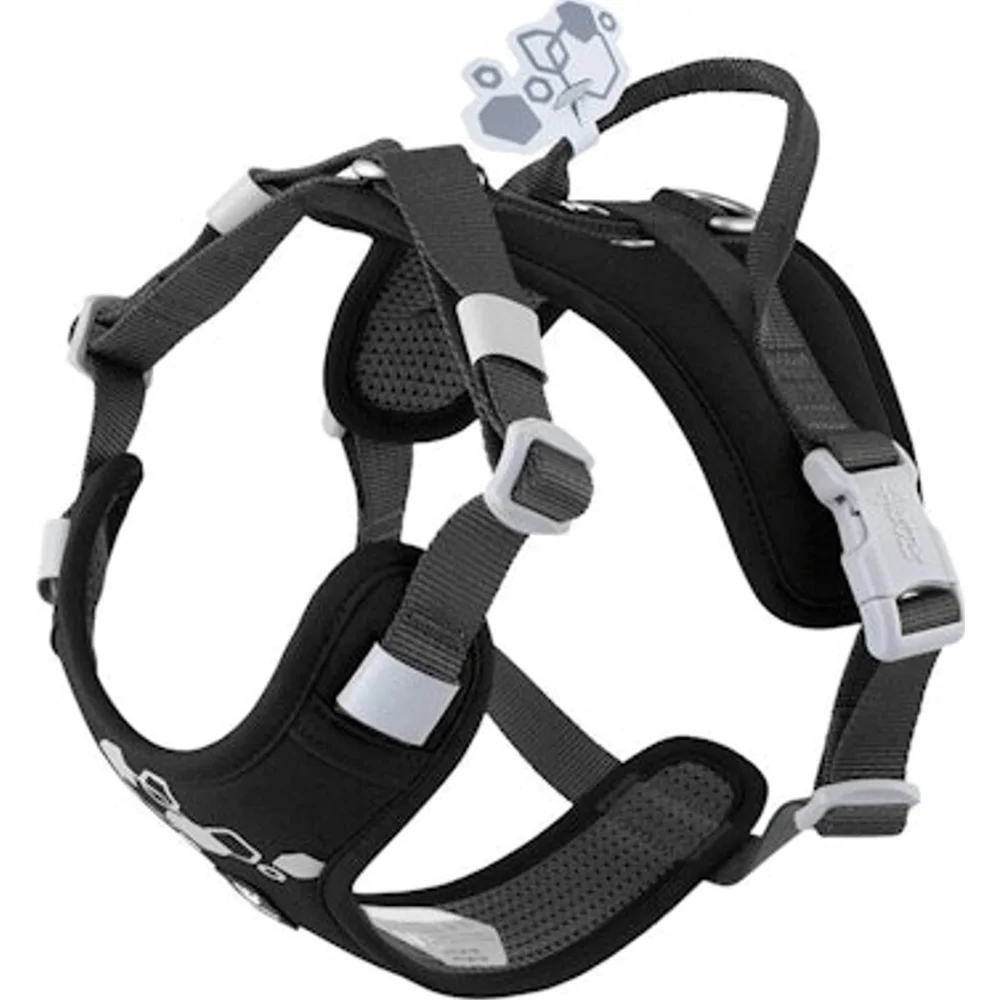 Hurtta Weekend Warrior Eco Harness 2 - Raven - 40-50 cm
