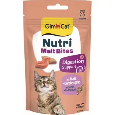 GimCat Kattensnack Nutri Malt Bites 40 gr
