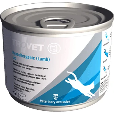 TROVET Hypoallergenic LRD (Lamb) Kat - 24 x 200 gr blikjes