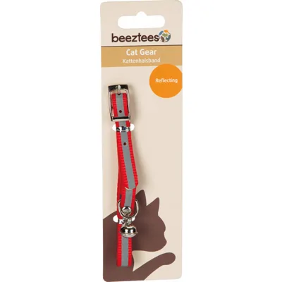 Beeztees Kattenhalsband Nylon - Rood