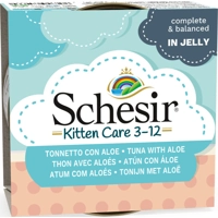Schesir Kitten Tonijn met Aloe Per stuk