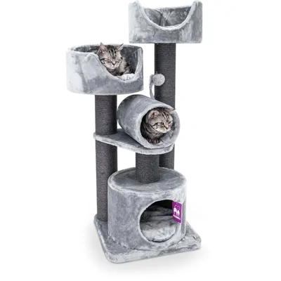 Krabpaal Sweet Petite Cabin 125 Fuzzy Grey