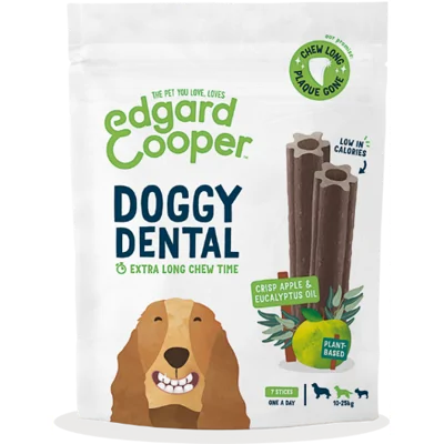 Edgard & Cooper Doggy Dental Appel & Eucalyptus Medium 7 sticks