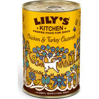 Lily's Kitchen Casserole met Kip/Kalkoen hondenvoer nat 400 gram