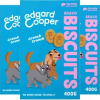 3x Edgard&Cooper Adult Biscuit Zalm&Kip 400 gr