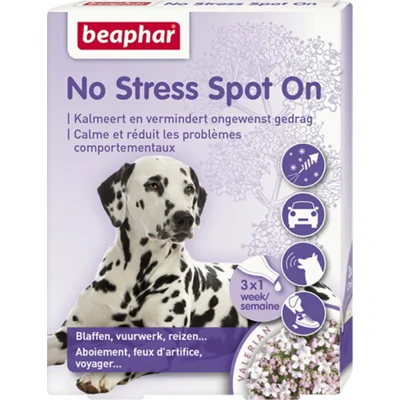 6x Beaphar No Stress Hond Spot On 3 pipetten