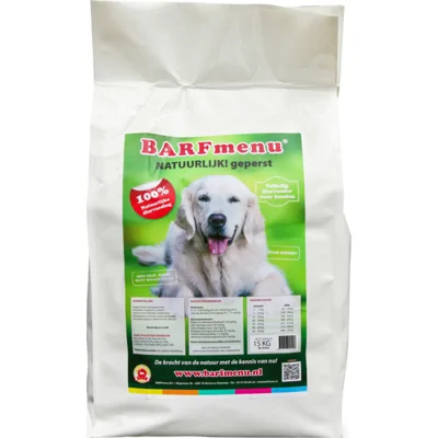 BARFmenu Hondenvoer Natuurlijk! Geperst 15 kg