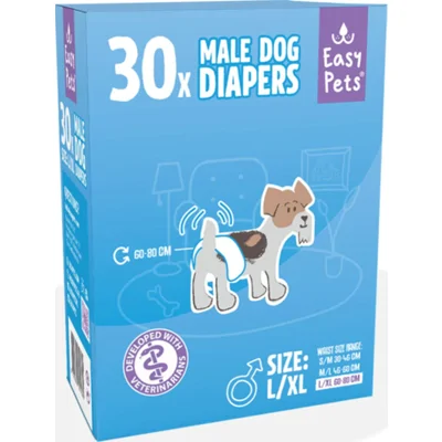 EasyPets Hondenluiers Reu L/XL 30 stuks