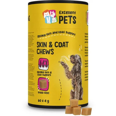 Excellent Pets Skin & Coat Chews - 60 stuks