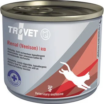 TROVET Renal RID (Venison) Kat - 24 x 200 g blikken