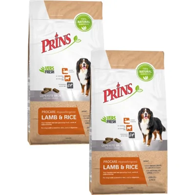 Prins ProCare Lam & Rijst Hond 2 x 15 kg