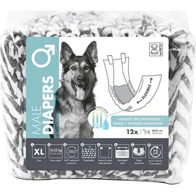 M-Pets Hondenluiers Reu - XL - 810 × 200mm - 12 stuks