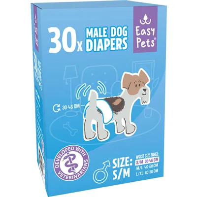 Easypets Hondenluiers Reu - S/M - 30 stuks