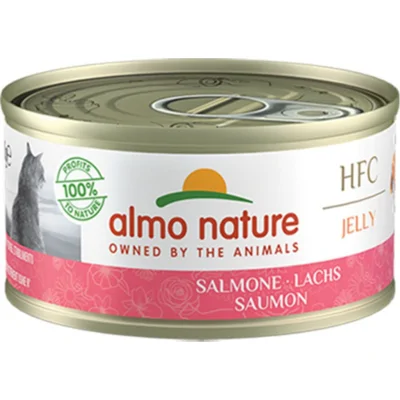 Almo Nature HFC kat jelly zalm&kip 70gr