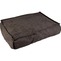 Duvo+ kussen rechthoekig velvet concrete grijs M - 76x56x13