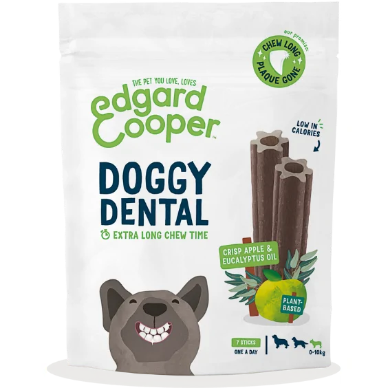 Edgard & Cooper Doggy Dental Appel & Eucalyptus Small 7 sticks