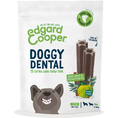 Edgard & Cooper Doggy Dental Appel & Eucalyptus Small 7 sticks