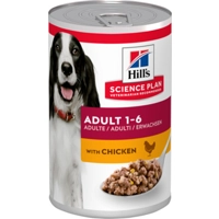 Hill's Science Plan Hond Adult Natvoer Kip 12 x 370g blik