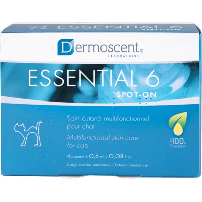 Dermoscent Essential 6 Spot-On voor de kat 4 pipetten