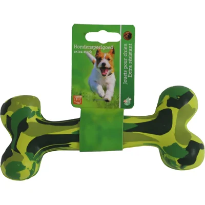 Massief rubber kauwbot voor de hond (19 cm) Per stuk