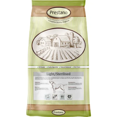 Prestano Light Sterilised hondenvoer 3 kg