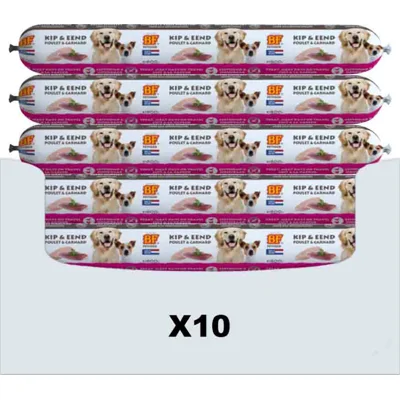 10x BF Petfood Vleesvoeding Eend - Kip 800 gr