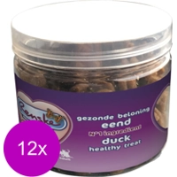 12x Renske Gezonde Beloning Hartjes Kattensnack Eend 100 gr product name