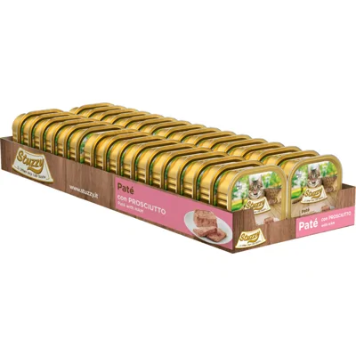 32x Stuzzy Kattenvoer Paté Ham 100 gr