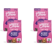 4x Edgard&Cooper Plantaardig Hondenvoer Rode Biet - Pompoen 2,5 kg